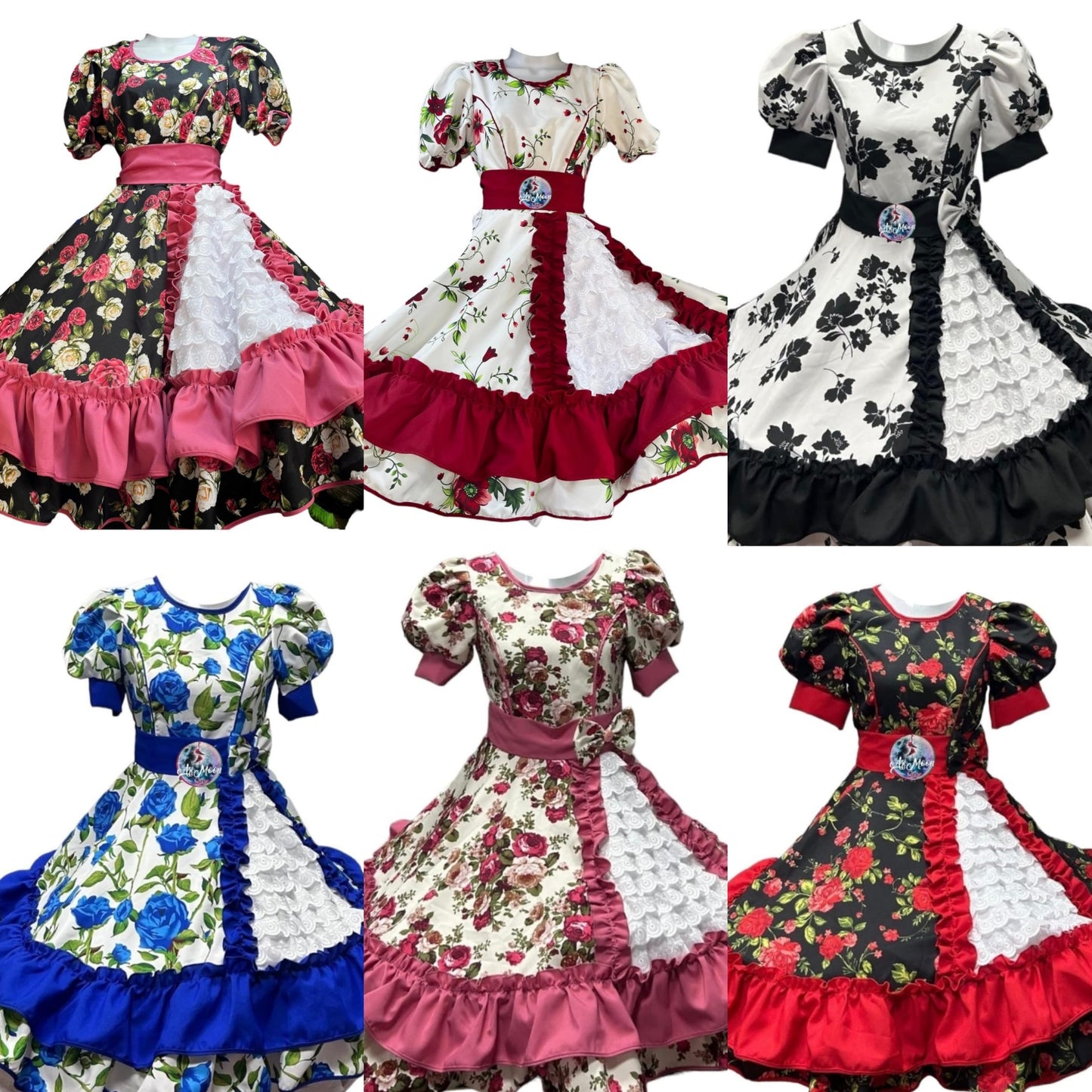 Vestidos de Huasa china - vestidos de cueca Adulta